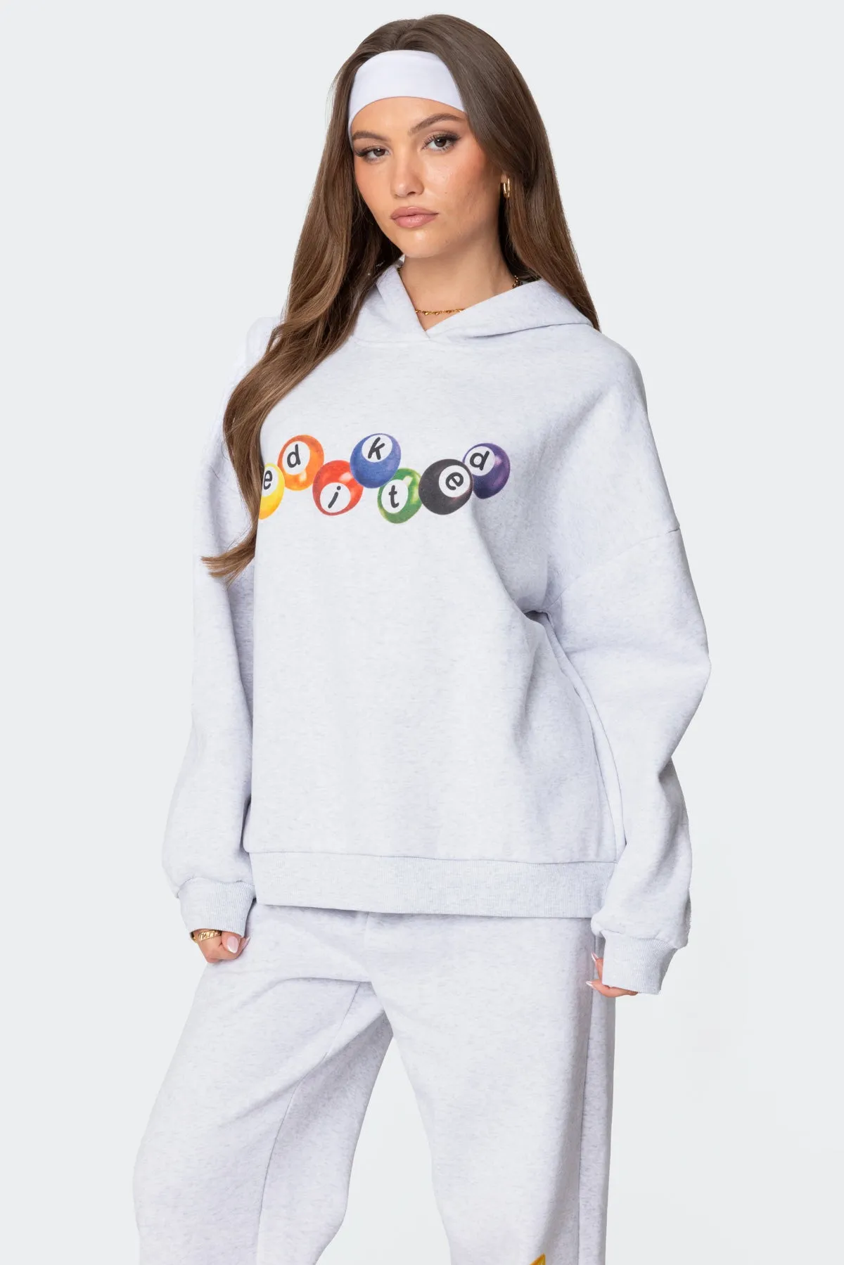 Billiard Oversized Hoodie sold by Edikted product image thumbnail 3