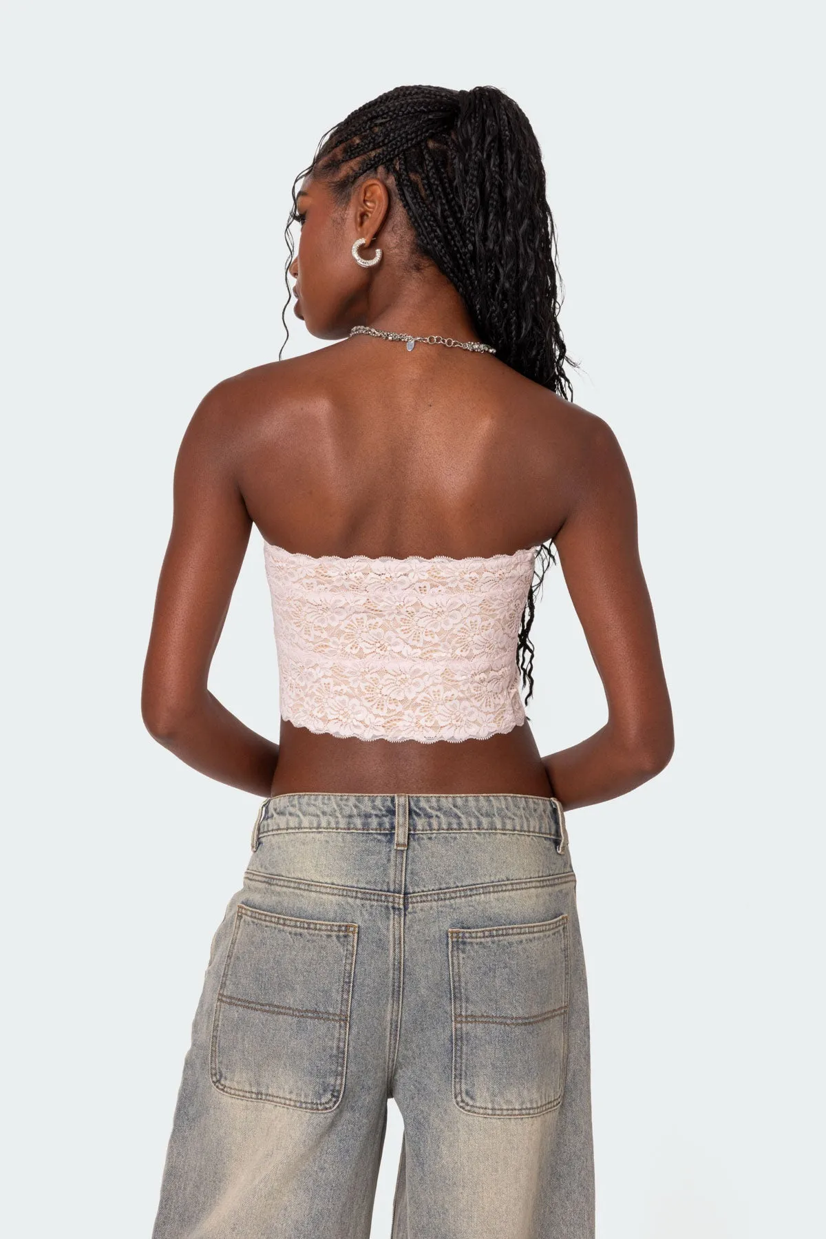Nadine Lace Tube Top sold by Edikted product image thumbnail 5