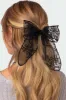 Lace Bow Hair Clip sold by Edikted