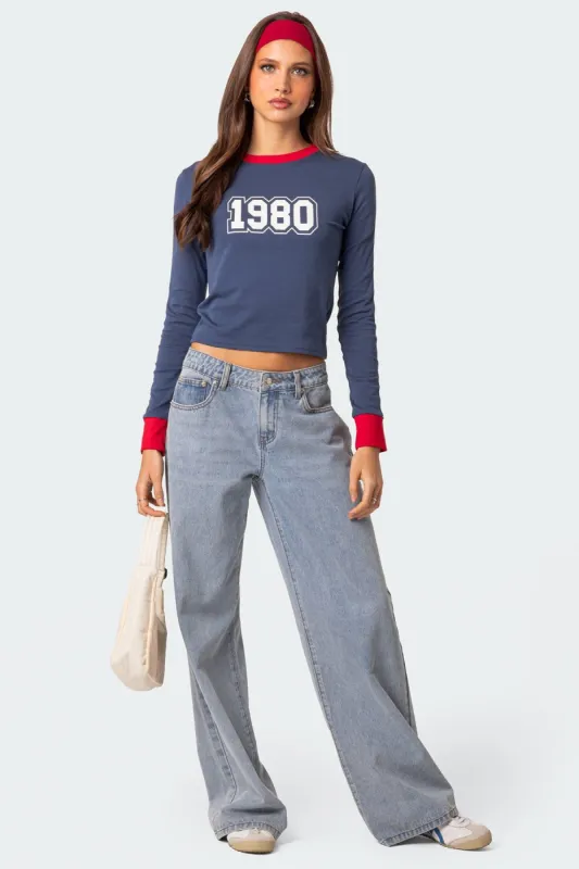 80S Baby Long Sleeve T Shirt sold by Edikted