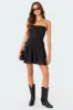 Liora Lacey Cotton Mini Dress sold by Edikted