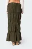 Tiered Scrunch Maxi Skirt sold by Edikted