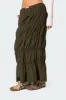 Tiered Scrunch Maxi Skirt sold by Edikted