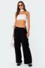 Carlo Low Rise Side Cut Out Cargo Pants sold by Edikted