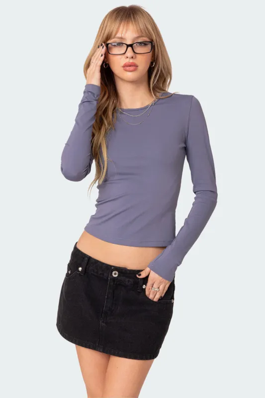 Tay Long Sleeve Top sold by Edikted