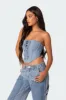 Kilah Lace Up Corset sold by Edikted