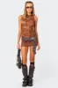 Janina Sheer Lace Mini Dress sold by Edikted