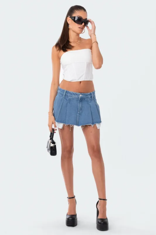 Etta Corset Tube Top sold by Edikted
