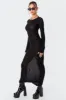 London Knitted Open Back Maxi Dress sold by Edikted