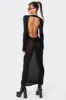 London Knitted Open Back Maxi Dress sold by Edikted