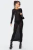 London Knitted Open Back Maxi Dress sold by Edikted