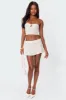 Kiera Pleated Knit Mini Skirt sold by Edikted