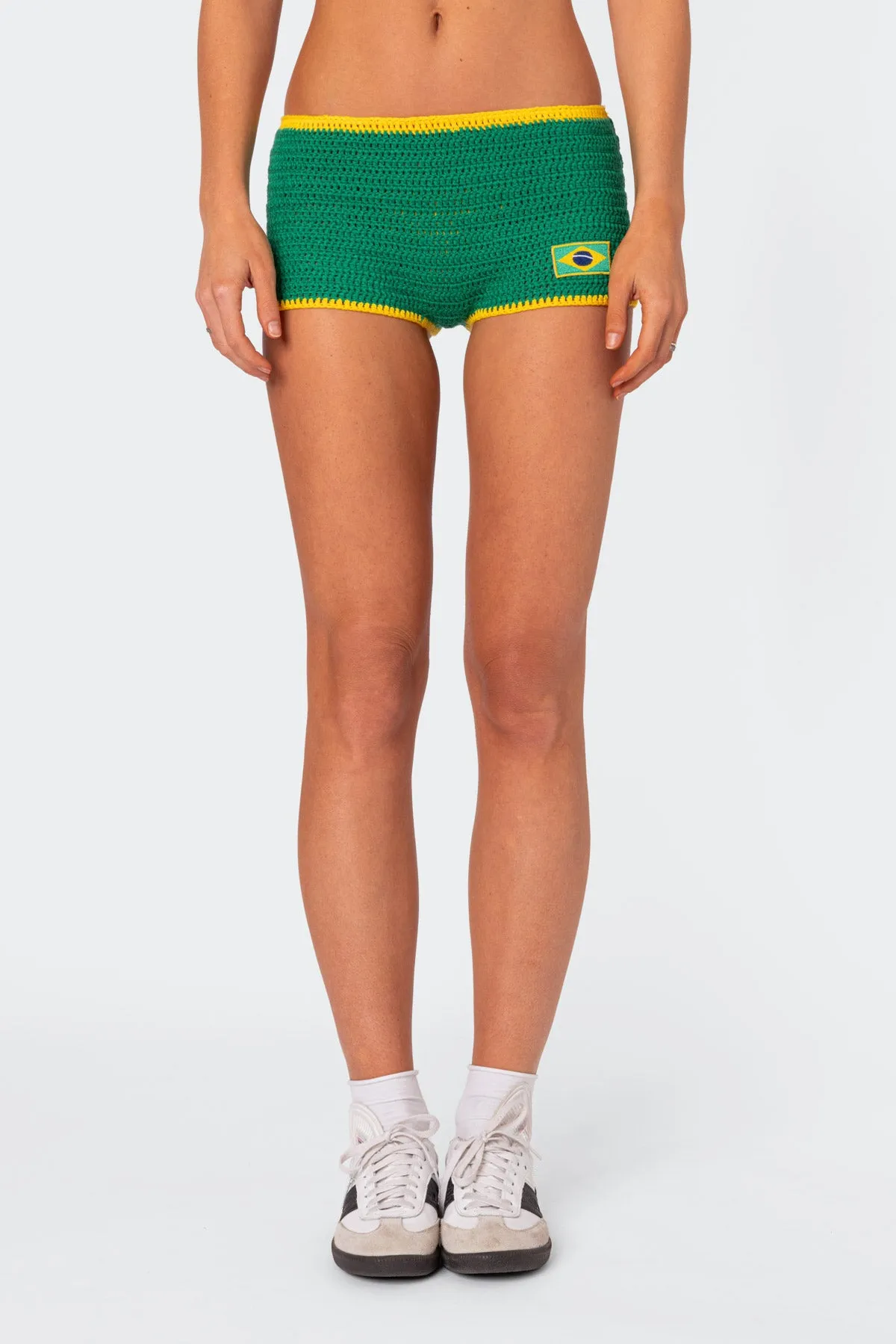 Brasil Crochet Shorts sold by Edikted product image thumbnail 2