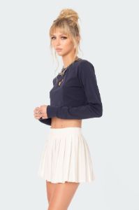 Missing Star Crop Top sold by Edikted