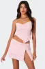 Nala Asymmetric Ruffle Top sold by Edikted
