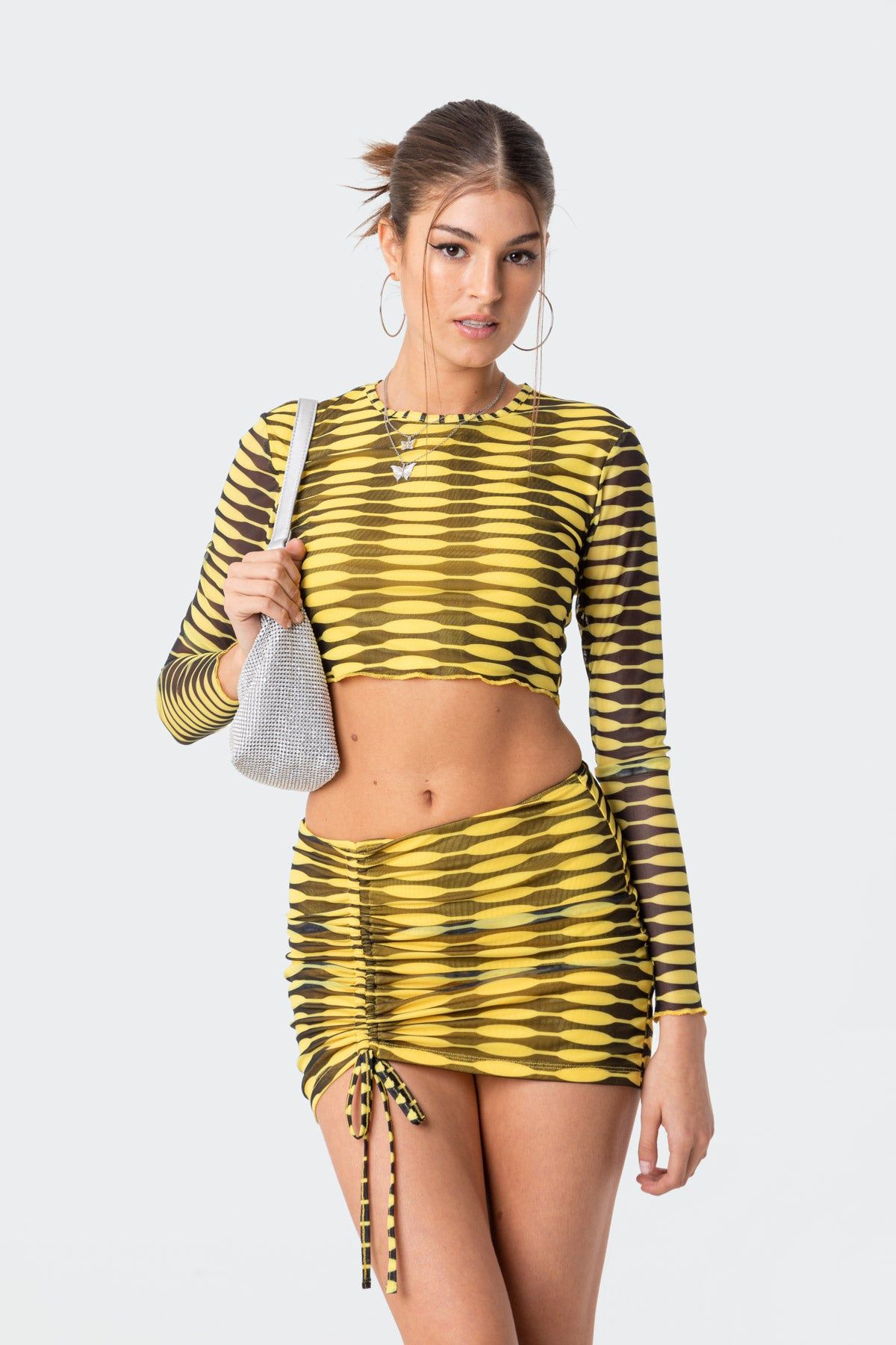 Anisa Mesh Top sold by Edikted