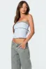 Ciara Ribbed Tube Top sold by Edikted