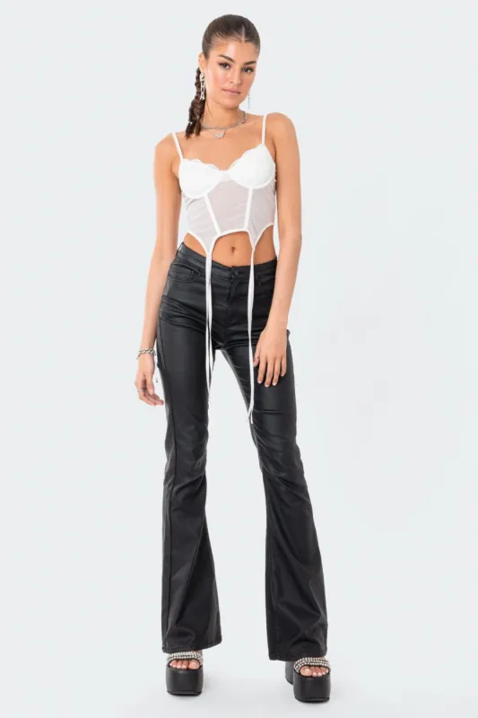 Daria Strap Corset Top sold by Edikted