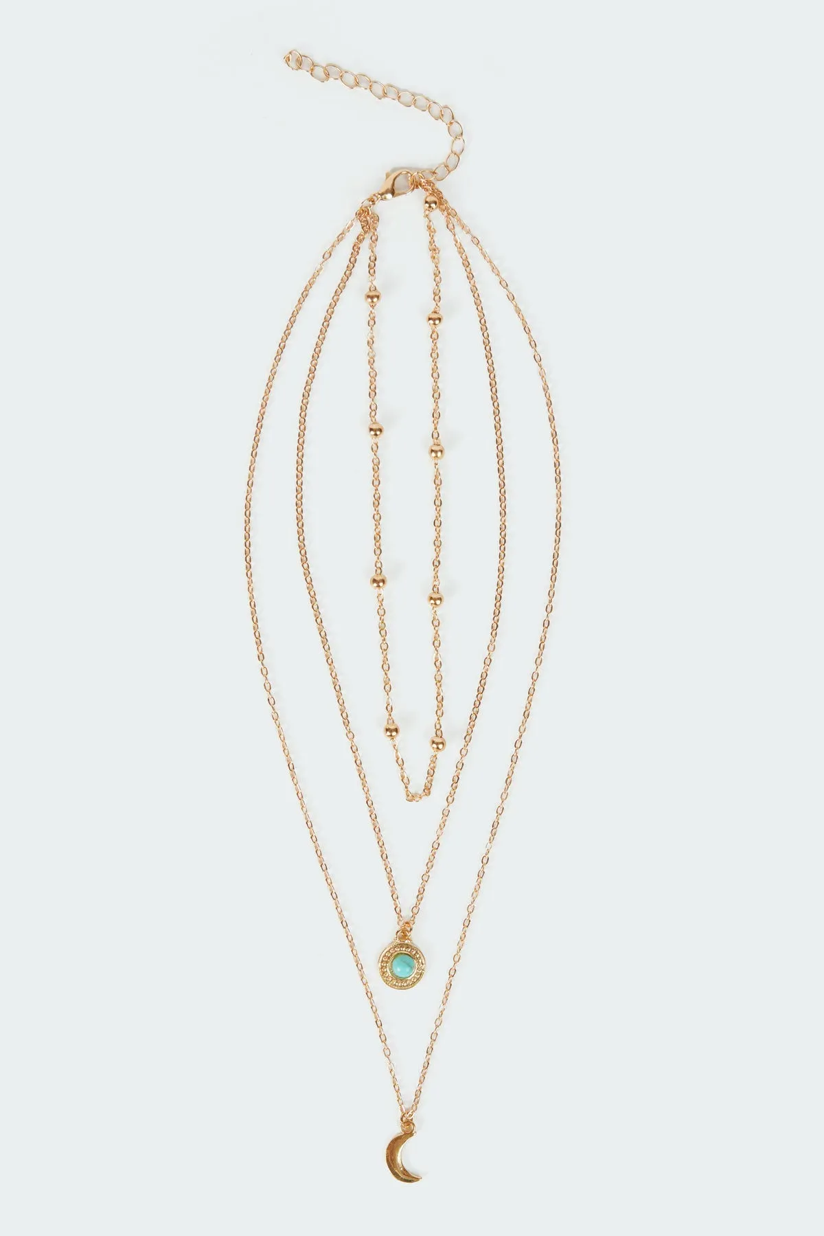 Galaxy Layered Necklace sold by Edikted product image thumbnail 2