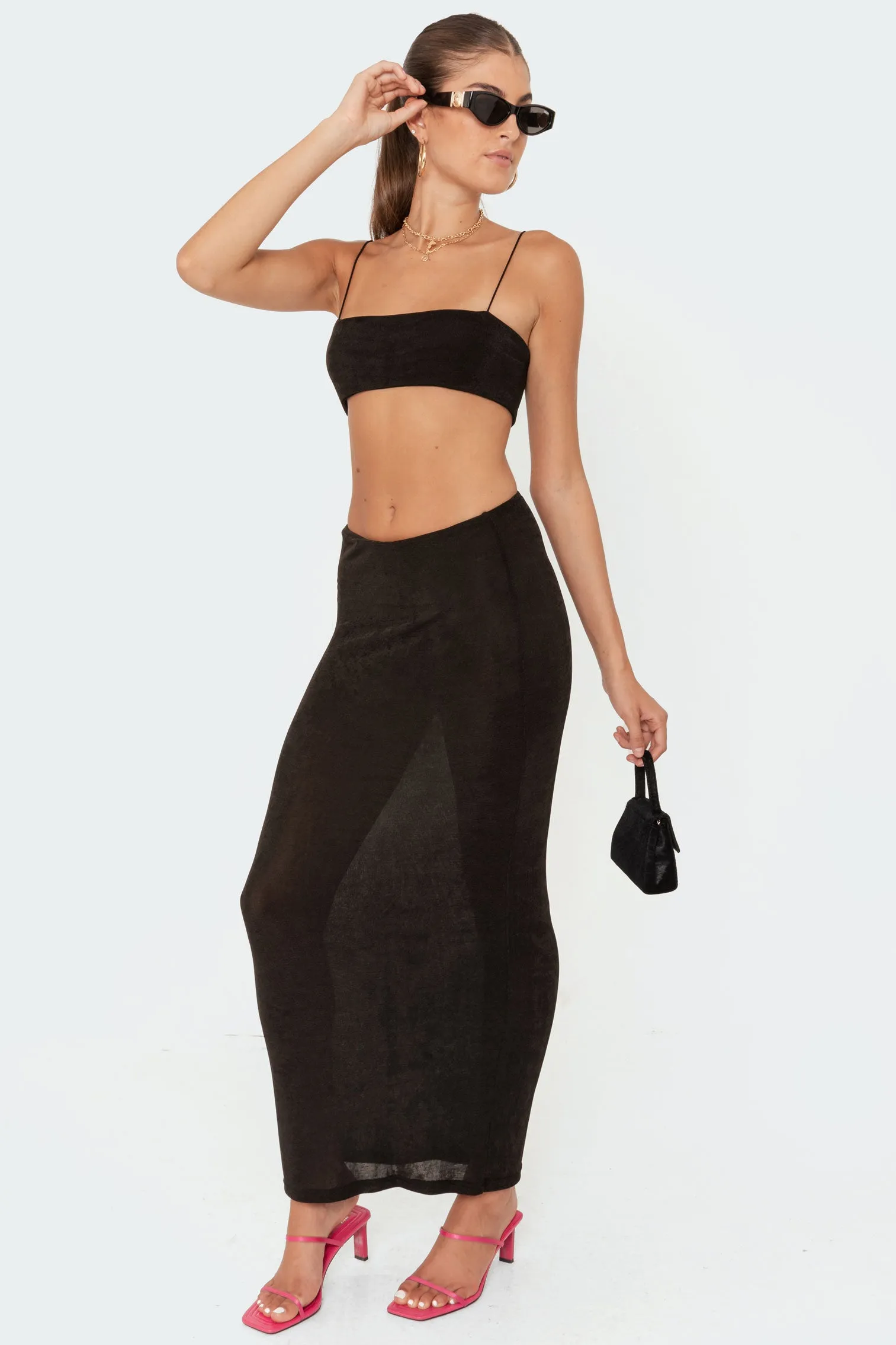 Shelby Maxi Skirt sold by Edikted product image thumbnail 3