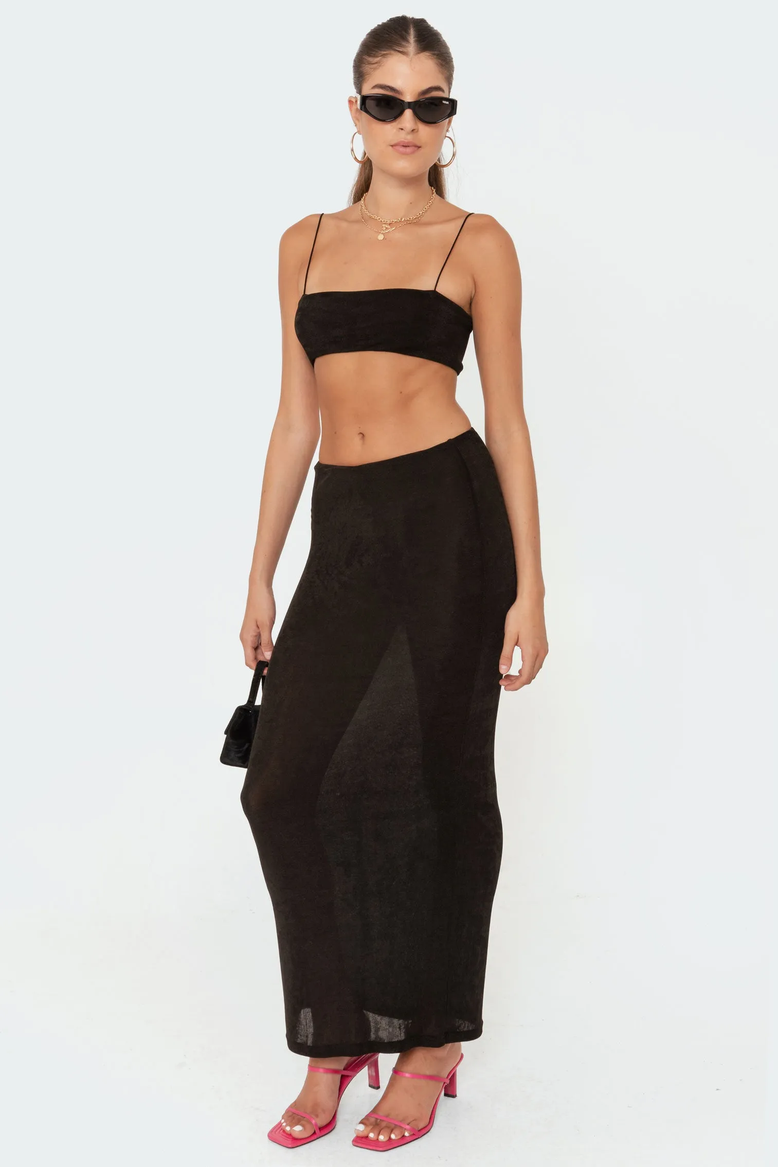 Shelby Maxi Skirt sold by Edikted