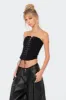 Amelia Lace-Up Corset sold by Edikted