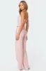 Arya Linen Look Corset sold by Edikted