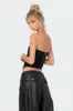 Amelia Lace-Up Corset sold by Edikted