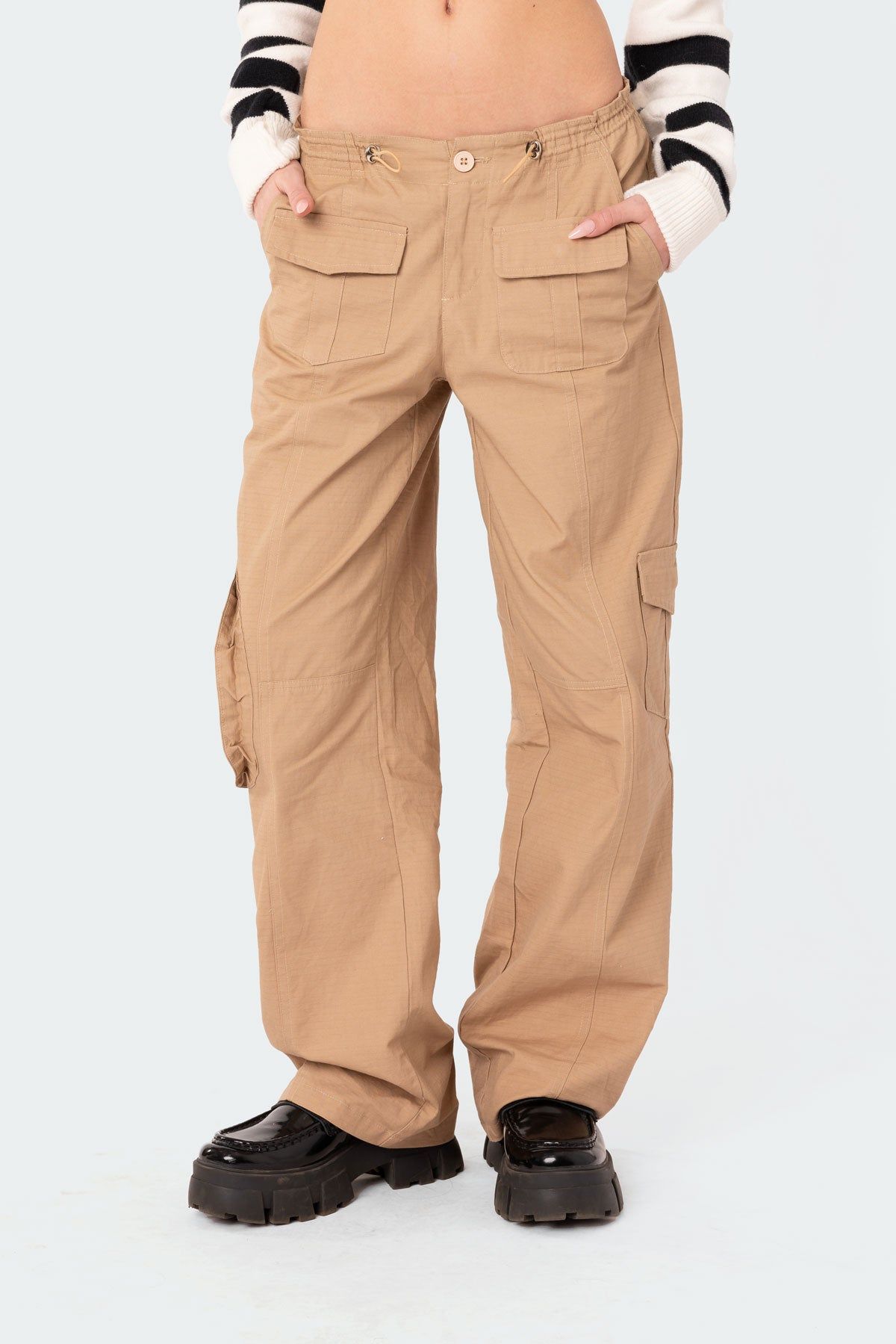 Zayla Low Rise Cargo Pants sold by Edikted product image thumbnail 2