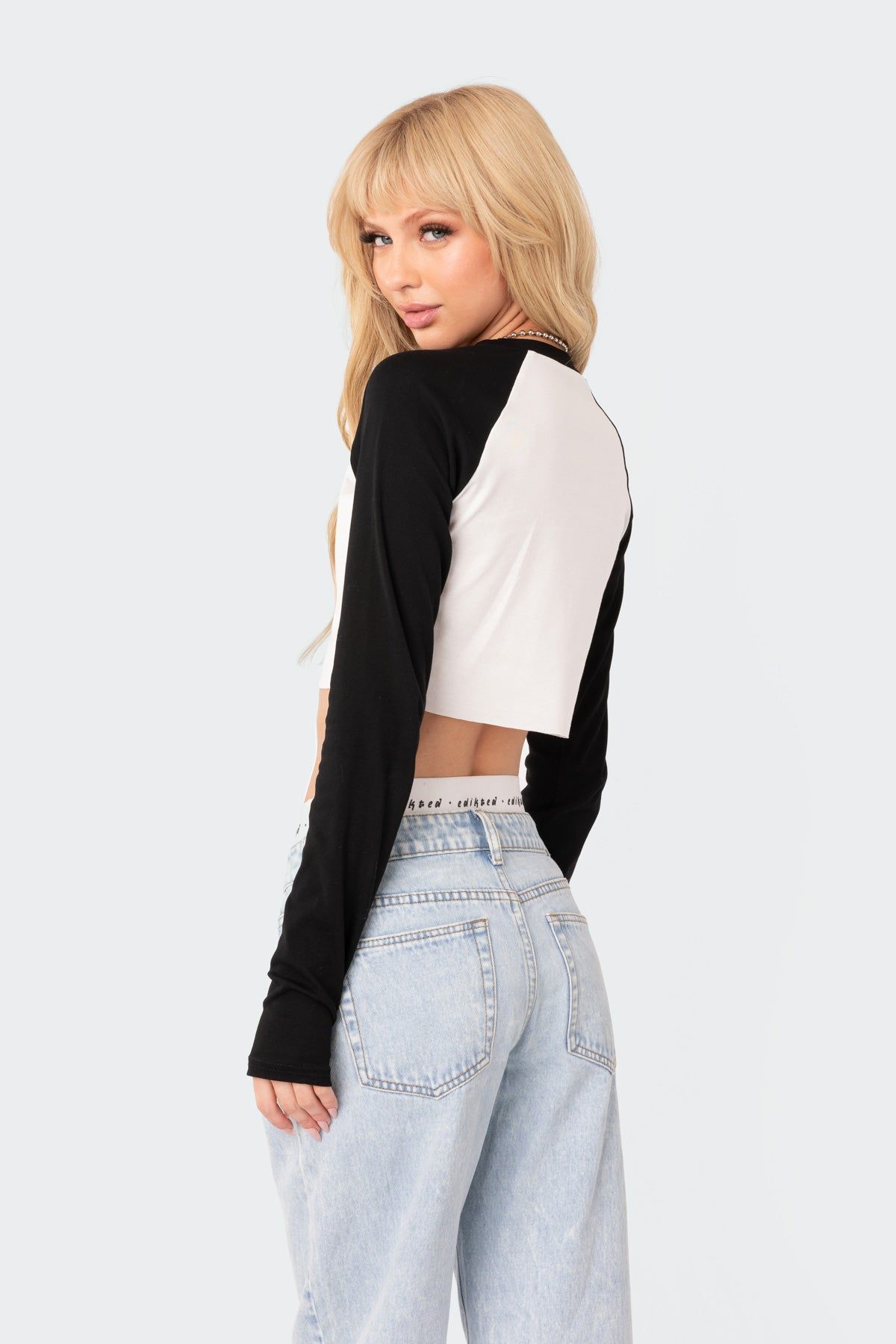 F You Long Sleeve T- Shirt sold by Edikted product image thumbnail 4