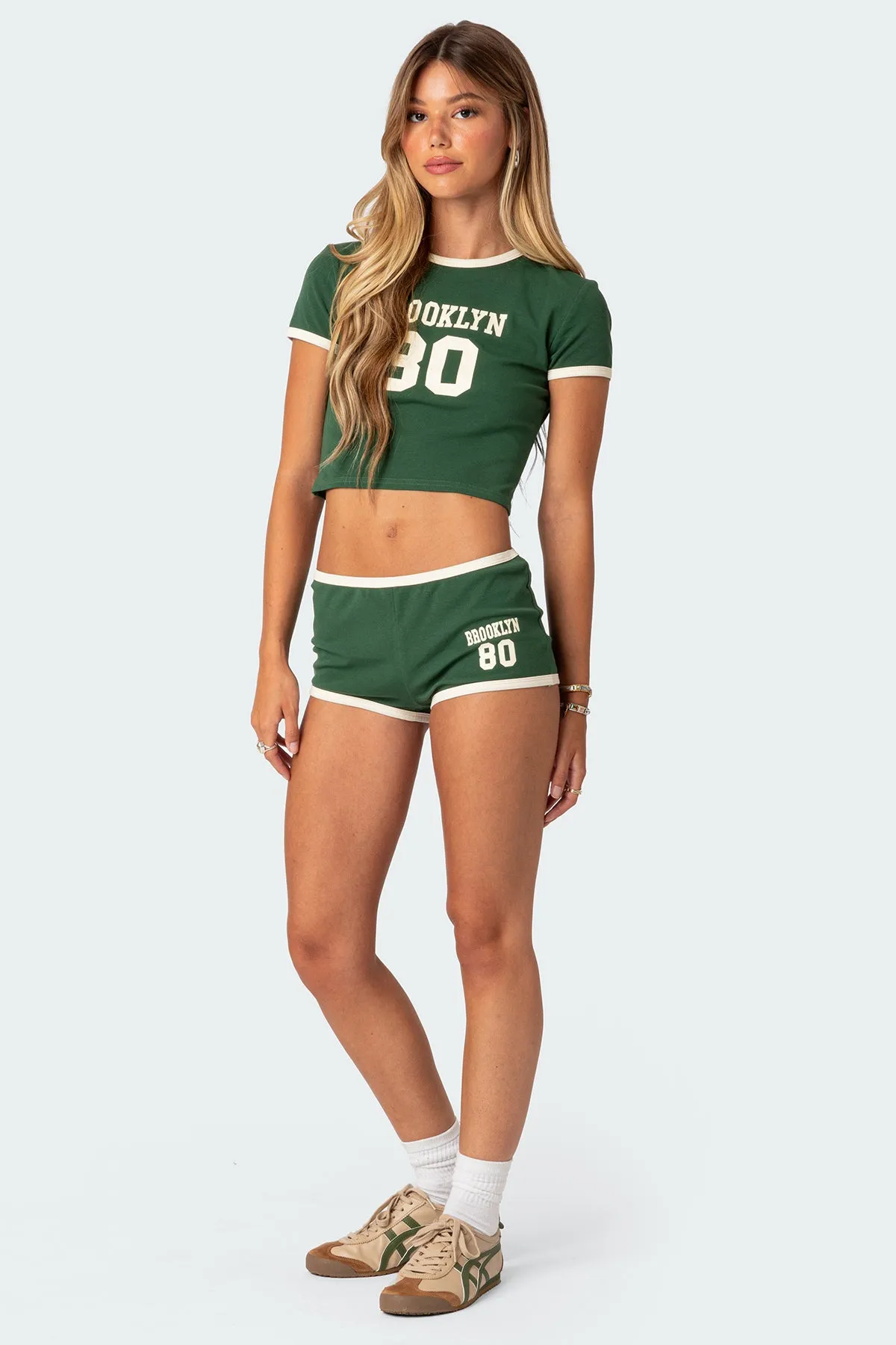 Brooklyn Contrast Shorts sold by Edikted product image thumbnail 5