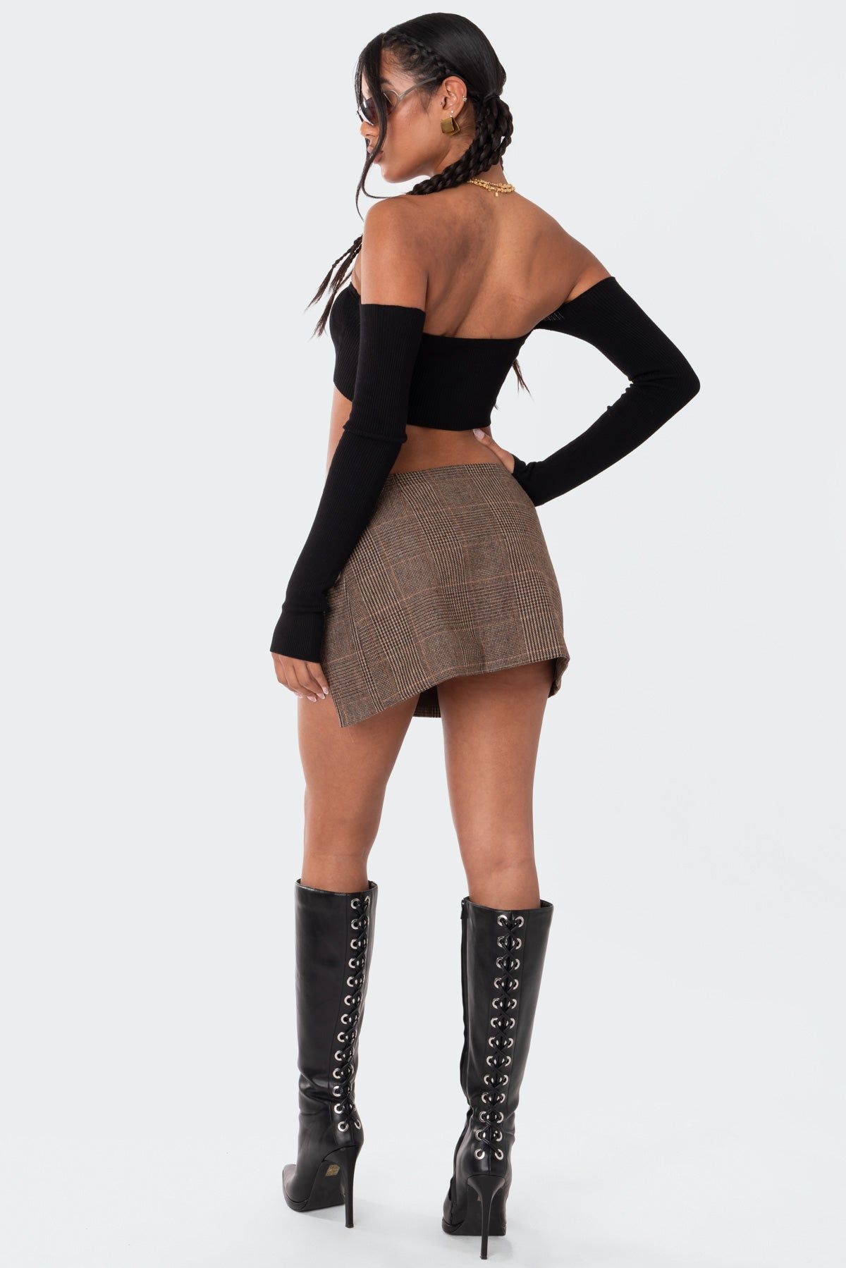 Dylan Knitted Bandeau Top sold by Edikted product image thumbnail 5