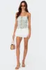 Addy Tie Front Sheer Chiffon Top sold by Edikted