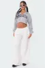Kamari Low Rise Wide Sweatpants sold by Edikted
