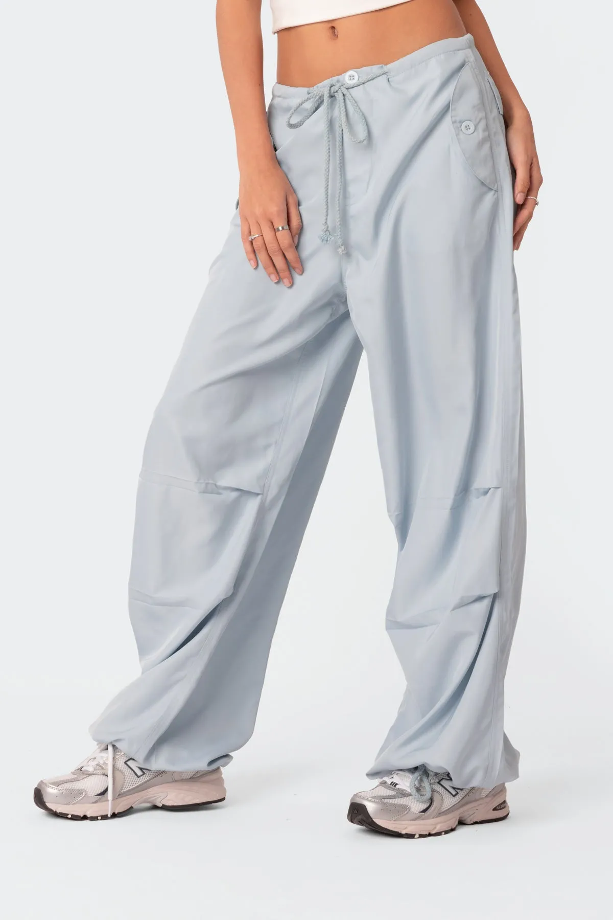 Jace Low Rise Nylon Cargo Pants sold by Edikted product image thumbnail 3