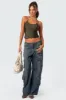 Sara Back Cut Out Halter Top sold by Edikted