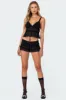 Marielle Sheer Ribbon Tank Top sold by Edikted
