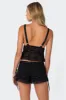 Marielle Sheer Ribbon Tank Top sold by Edikted