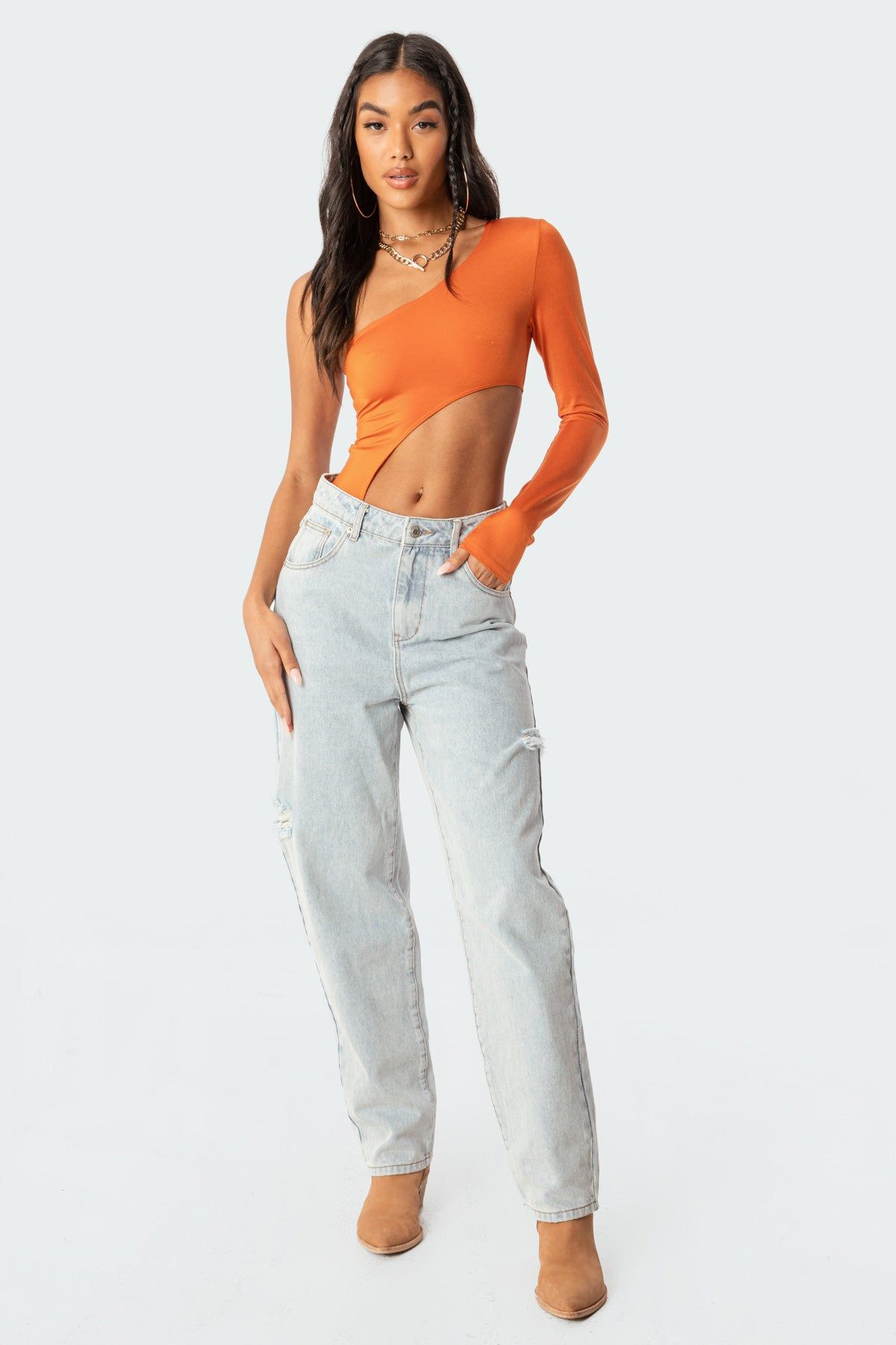 Freya Cut-Out Bodysuit sold by Edikted