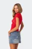 Kaori Sheer Lace T Shirt sold by Edikted