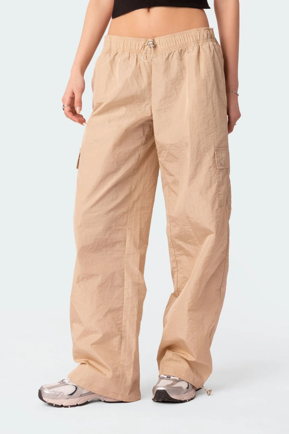 Roy Low Rise Nylon Cargo Pants sold by Edikted product image thumbnail 2