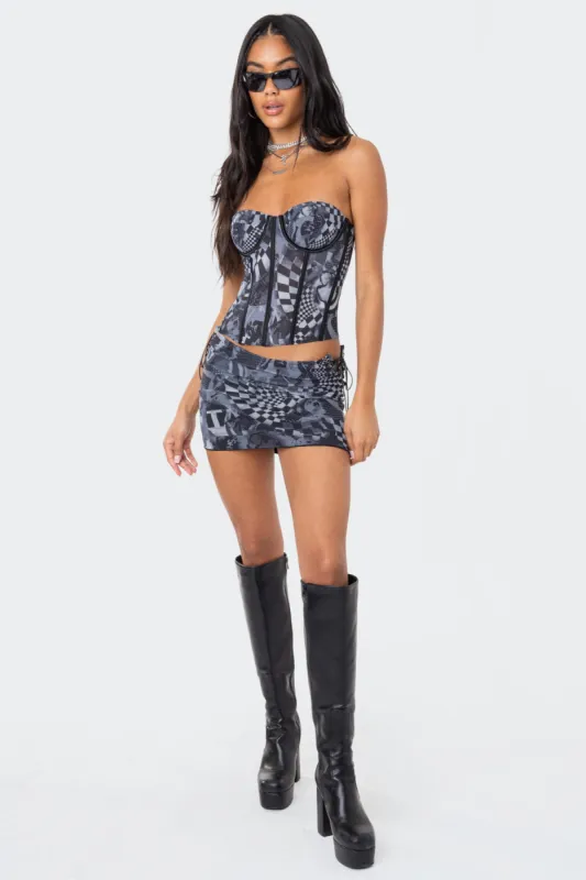Tati Mini Mesh Skirt sold by Edikted