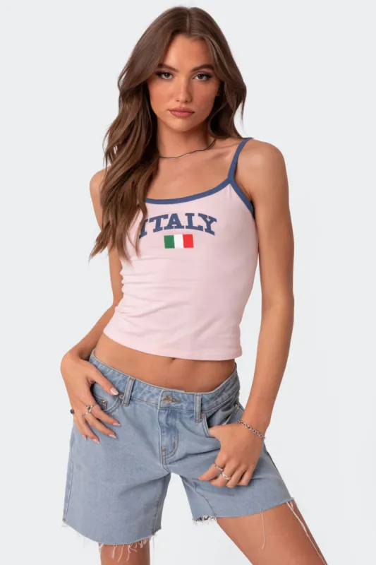 Italy Tank Top sold by Edikted