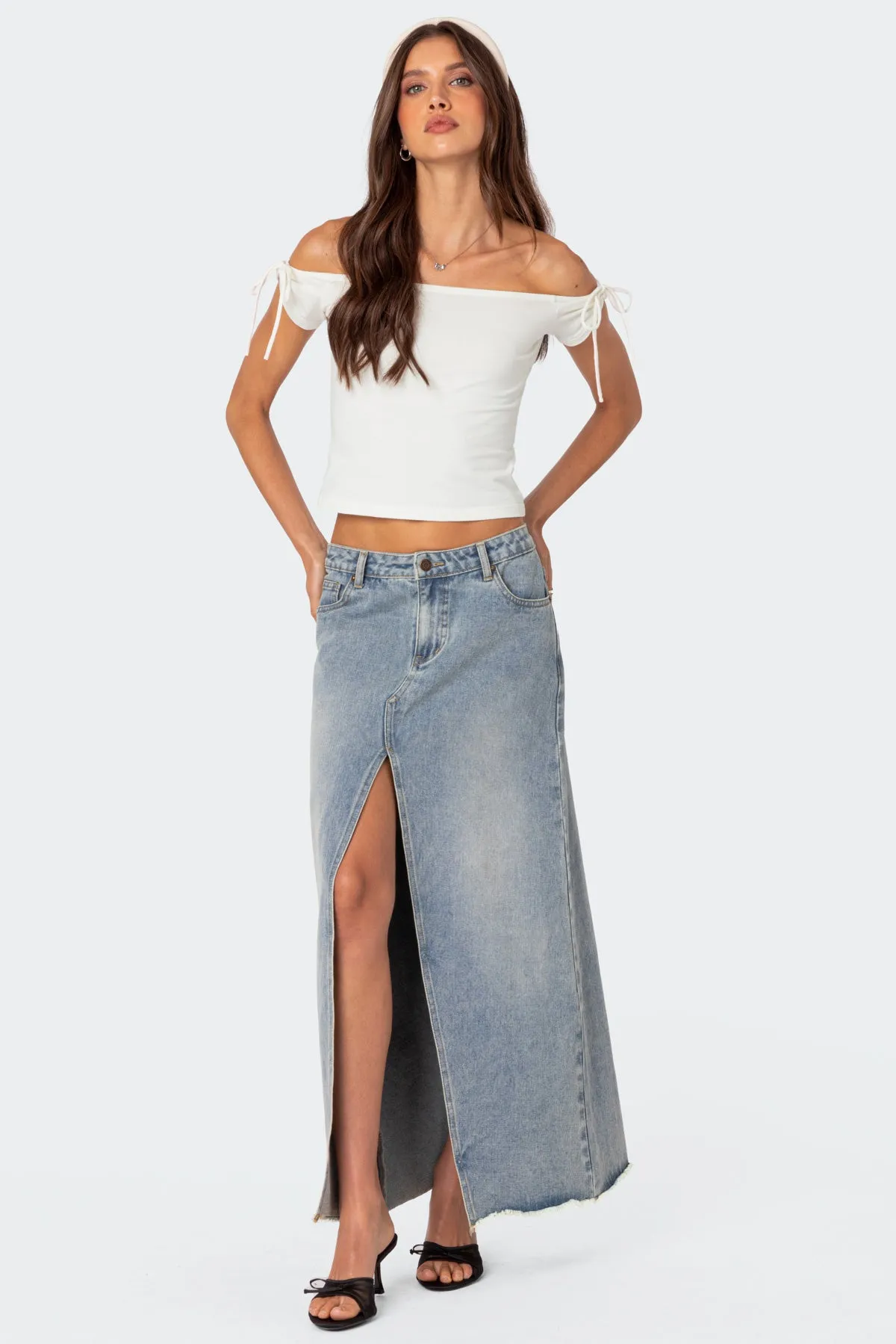 Jess Off Shoulder Top sold by Edikted product image thumbnail 5