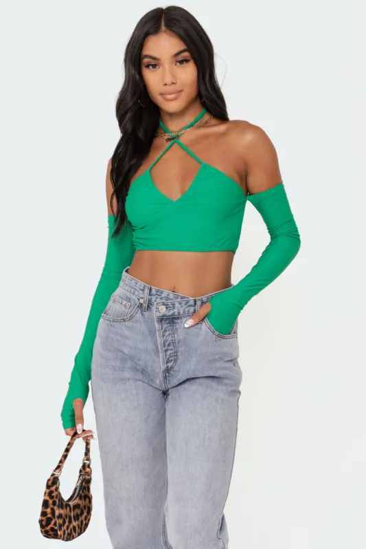 Havana Off The Shoulder Top made by Edikted