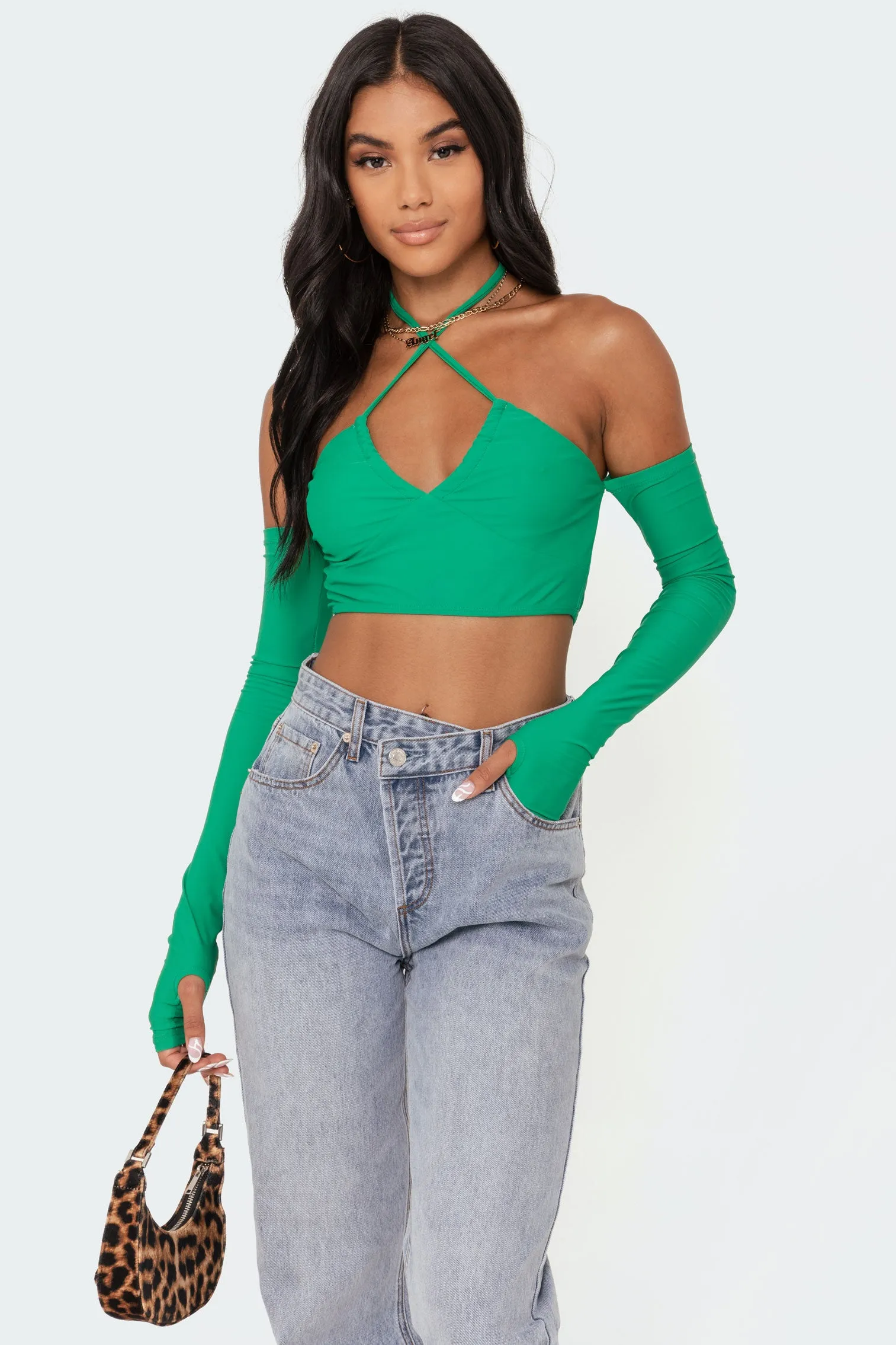 Havana Off The Shoulder Top sold by Edikted