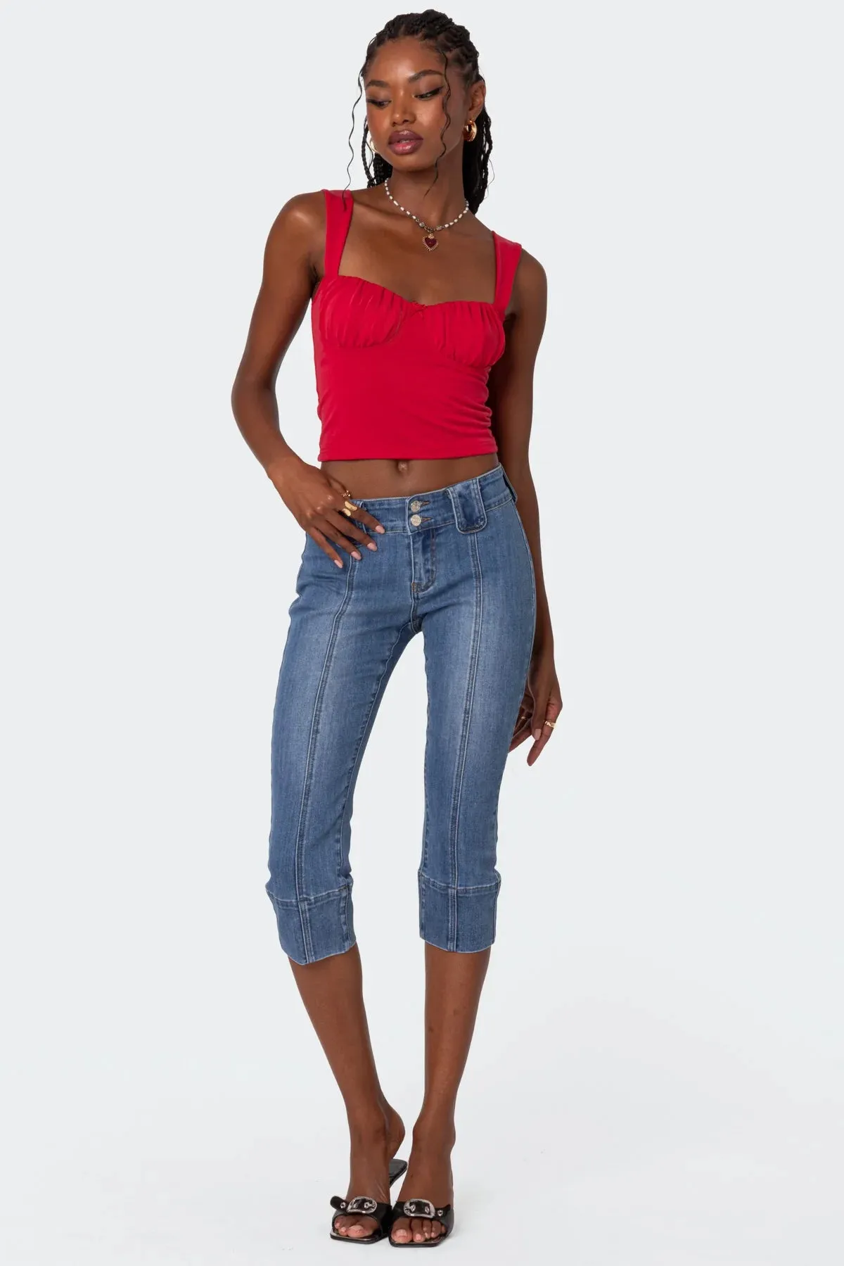 Danica Cupped Tank Top sold by Edikted product image thumbnail 5