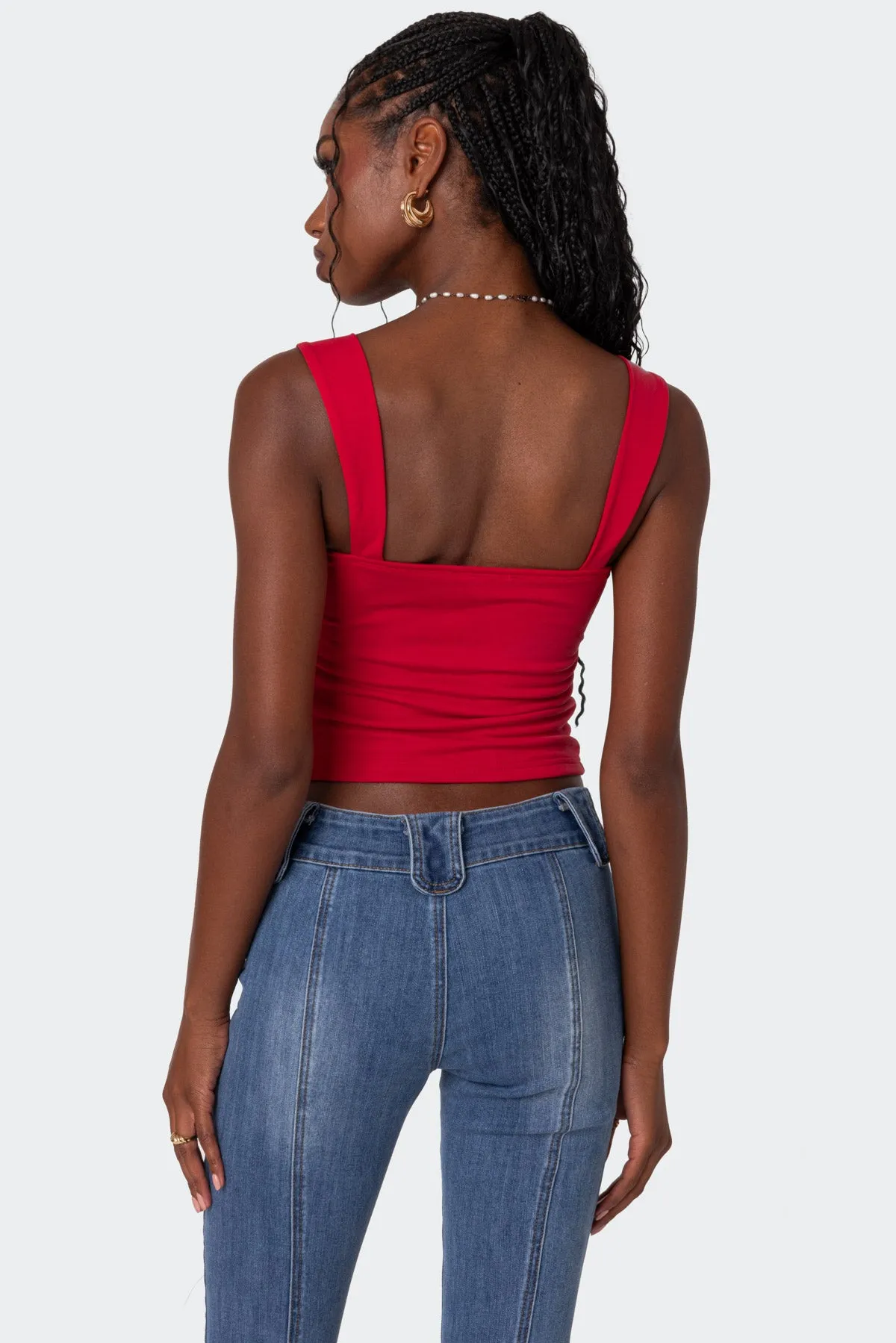 Danica Cupped Tank Top sold by Edikted product image thumbnail 4