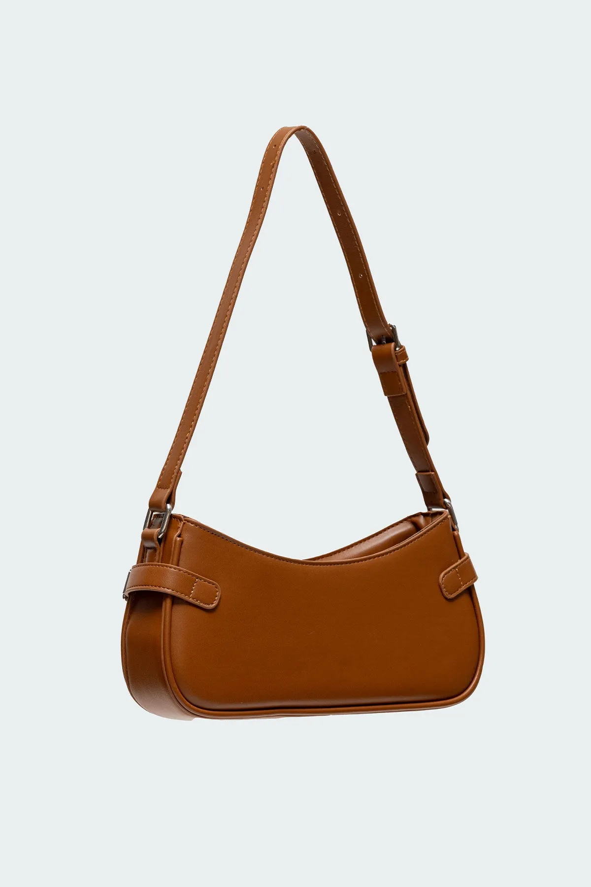 Two-Toned Faux Leather Shoulder Bag sold by Edikted product image thumbnail 4