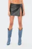 Gwyneth Faux Leather Mini Skirt sold by Edikted